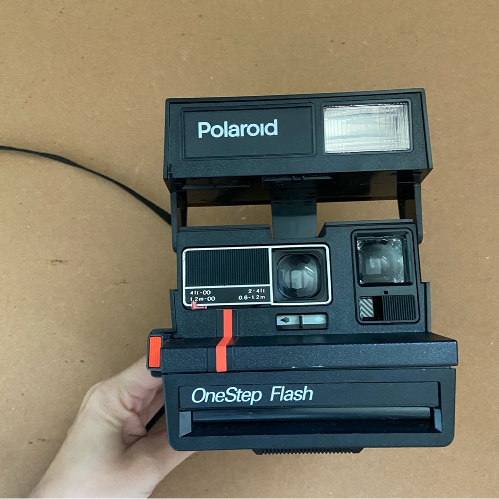 Polaroid One step special edition Red Line with Flash *vintage